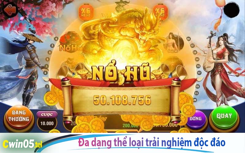 Đa dạng nhiều thể loại trải nghiệm tại đây