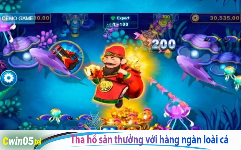 Thành viên tha hồ săn thưởng với hàng nghìn loài cá lớn nhỏ